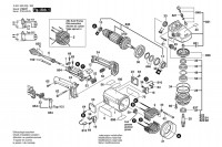 Bosch 0 601 352 065 GWS 18-230 Angle Grinder 220 V / 034 - FI Spare Parts