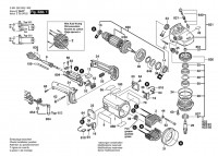 Bosch 0 601 352 932 GWS 18-230 Angle Grinder 220 V / 004 - CH Spare Parts