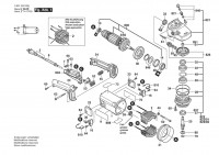 Bosch 0 601 353 039 GWS 18 U Angle Grinder 115 V / 061 - US Spare Parts