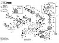 Bosch 0 601 357 006 GWS 20-230 Angle Grinder 240 V / 020 - MY Spare Parts