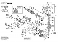 Bosch 0 601 357 032 GWS 20-230 Angle Grinder 220 V / 004 - CH Spare Parts