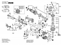 Bosch 0 601 357 036 GWS 20-230 Angle Grinder 220 V / 047 - NL Spare Parts
