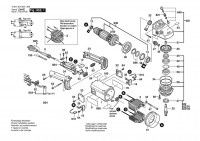 Bosch 0 601 361 036 GWS 23-180 Angle Grinder 220 V / 047 - NL Spare Parts