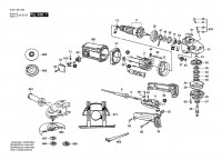 Bosch 0 601 361 079 GWS 23-180 Angle Grinder 220 V / 017 - AR Spare Parts