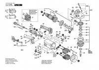 Bosch 0 601 361 932 GWS 24-180 I Angle Grinder 220 V / 004 - CH Spare Parts
