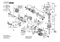 Bosch 0 601 362 032 GWS 23-230 Angle Grinder 220 V / 004 - CH Spare Parts