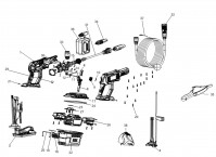 DeWalt DCMPW1000 Battery pressure Washer Type 1 Spare Parts
