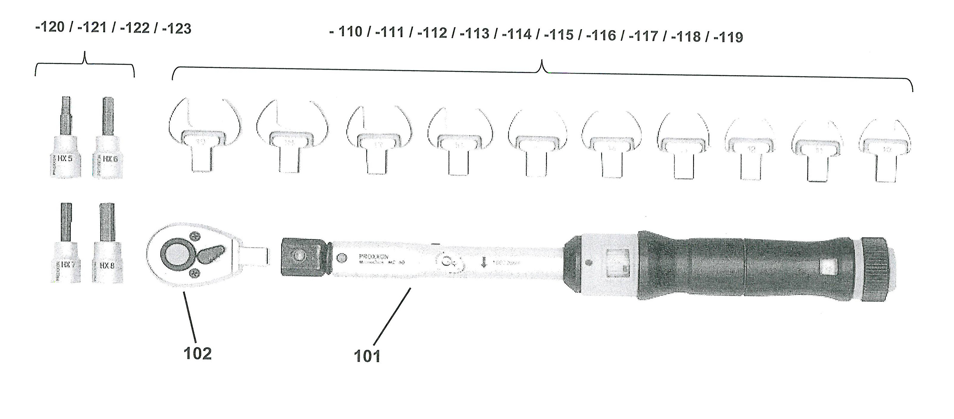 Proxxon 23341 Microclick Torque Wrench Mc 60 Spare Parts SPARE_P-23341 ...