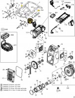 Dewalt DCPS660 280mm Powershift Rammer 60kg Spare Parts
