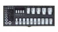 Proxxon 23114 Set of Sockets and Bit Sockets For Inch Sizes Spare Parts