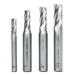 Proxxon 24620 4-piece HSS Milling Cutter Set 6-7-9-10mm Spare Parts