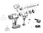 Stanley SPARE_SFMCF801D1S Impact Driver Type 1 Spare Parts