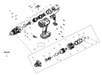 Stanley SFMCD712B Hammer Drill Type 1 Spare Parts