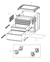 Stanley STST74305 Drawer Cabinet Type 1 Spare Parts