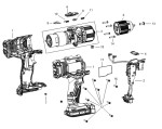 Stanely SFMCD711B Hammer Drill Type 2 Spare Parts