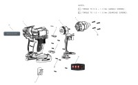 Black & Decker BLIM78NZ Impact Driver Type 1 Spare Parts