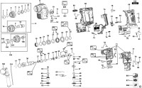 DeWalt DCH274N Hammer Drill Type 1 Spare Parts