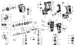 DeWalt DCH253-XJ Rotary Hammer Type 1 Spare Parts