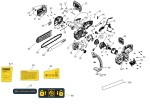 DeWalt DCMCS565N Chainsaw Type 1 Spare Parts