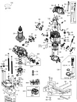 Dewalt DWE625 Plunge Router Type 2 Spare Parts