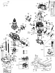 Dewalt DWE625-LX Plunge Router Type 2 Spare Parts