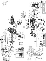 Dewalt DWE625-LX Plunge Router Type 2 Spare Parts