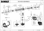 DeWlat DCH333T2 Rotary Hammer Drill Type 1 Spare Parts