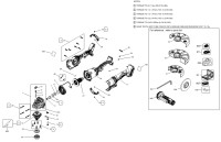 DeWalt DCG418SHDN Angle Grinder Type 1 Spare Parts