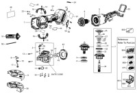 DeWalt DCG418NT Angle Grinder Type 2 Spare Parts