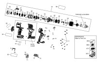 DeWalt DCD85MP2T Combi Hammer Drill Driver Type 2 Spare Parts