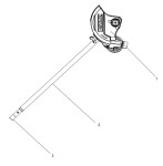 Dewalt DCMASED9N-XJ Split Boom Edger Attachment for DCMAS5713 Spare Parts