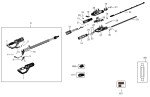 DeWalt DCMPH566P1 Hedge Trimmer Type 1 Spare Parts