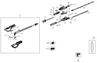 DeWalt DCMPH566P1 Hedge Trimmer Type 1 Spare Parts