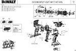 DeWalt DCD803KN-XJ Cordless Drill Type 10 Spare Parts
