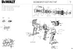 DeWalt DCD803P2T-GB Cordless Drill Type 10 Spare Parts