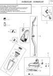 Black & Decker SVB520JW Cordless 2in1 Stick Vacuum TYH1 Spare Parts