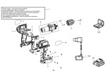Black & Decker BCD001C1 Cordless Drill/Driver Type 1 Spare Parts