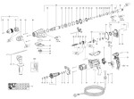 Metabo 00878370 KHE 2860 Quick TW 110V Rotary Hammer Spare Parts