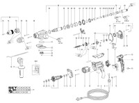Metabo 00878370 KHE 2860 Quick TW 110V Rotary Hammer Spare Parts