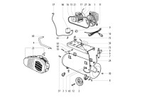 Metabo 01588001 Mega 580-200 D Compressor 3 / 400V/50Hz Spare Parts