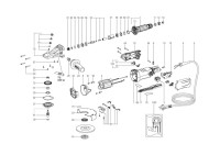 Metabo 13084423 WEPF 15-150 Quick 150mm Angle Grinder Spare Parts