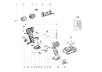 Metabo 13155000 BS 18 L BL Cordless Drill Driver Spare Parts