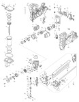 Makita DBN640 Cordless Metal Connector Nailer Spare Parts