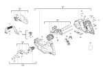 Milwaukee 4000510868 M18FCSRHO190-0 REAR HANDLE CIRC SAW Spare Parts
