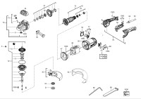 Milwaukee AG22-180 ANGLE GRINDER IN2 Spare Parts