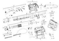 Milwaukee M18GG-0 GREASE GUN XXX Spare Parts