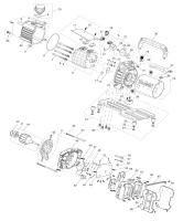 Makita DVP181 Cordless Vacuum Pump Spare Parts
