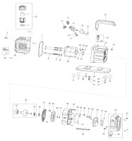 Makita DVP281 Cordless Vacuum Pump Spare Parts