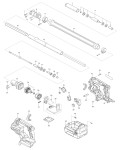 Makita VL001G Cordless Screed Spare Parts