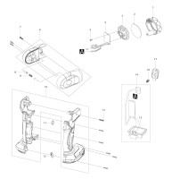 Makita DML815 Cordless Flashlight Spare Parts